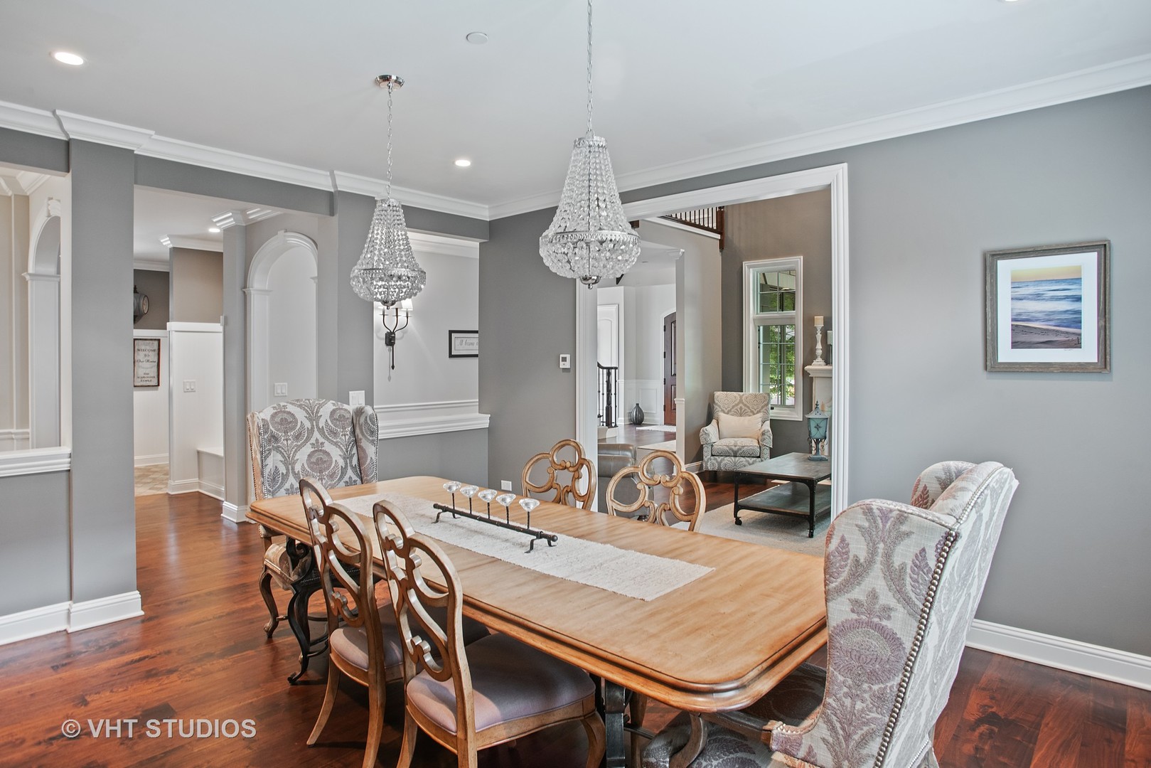 726 Hastings Street Park Ridge, IL 60068 - Photo 11 of 38 a view of a dining room with furniture and wooden floor