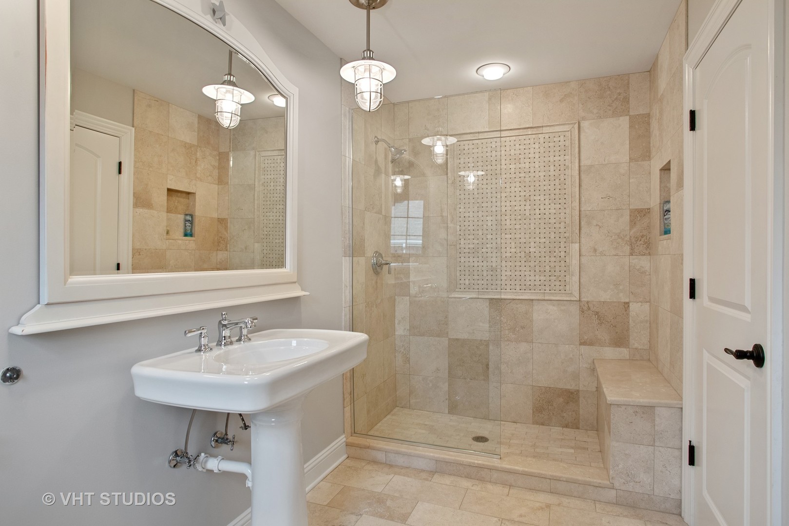 726 Hastings Street Park Ridge, IL 60068 - Photo 26 of 38 a bathroom with a sink shower and a mirror