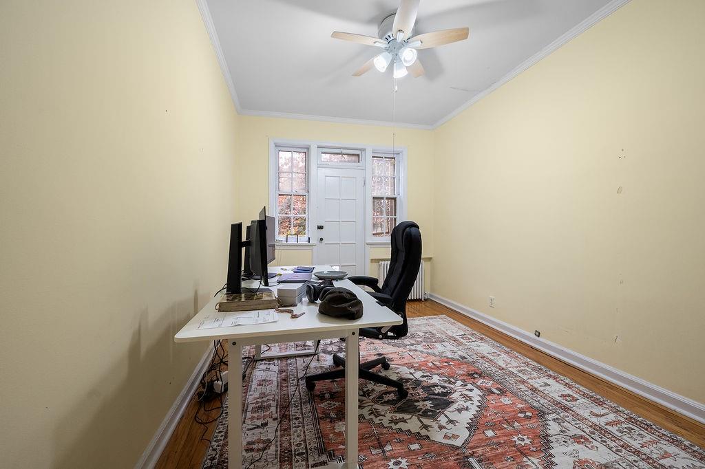 38 Corbin Place Brooklyn, NY 11235 - Photo 20 of 31 a view of a workspace with furniture and a window