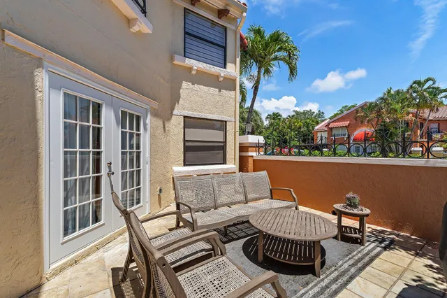 a view of balcony and patio