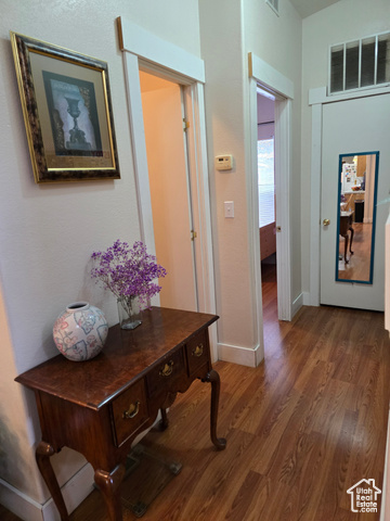 1025 North 300 West, Unit 1 Springville, UT 84663 - Photo 9 of 35 Hallway with wood finished floors and baseboards