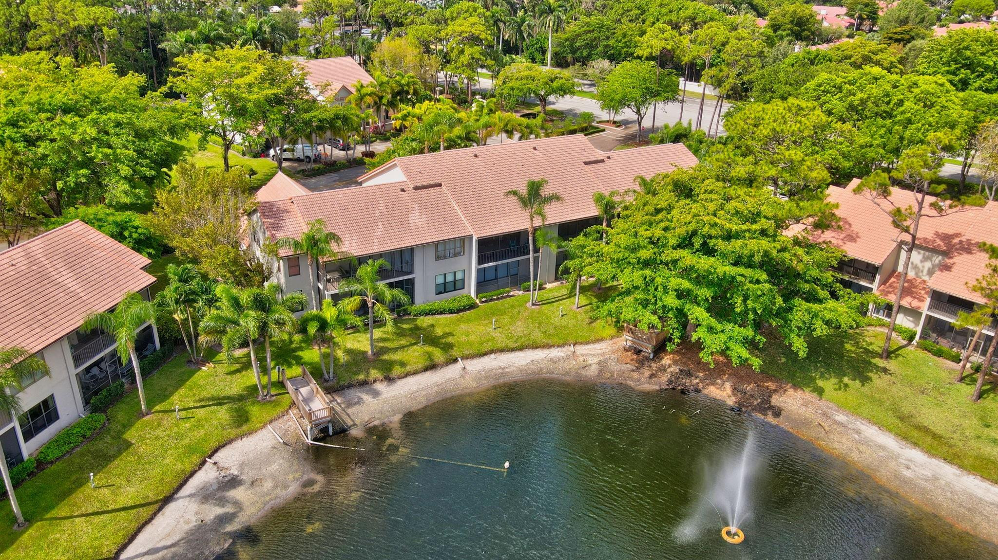 5801 Coach House Circle, Unit E Boca Raton, FL 33486 - Photo 28 of 41 Lake views!