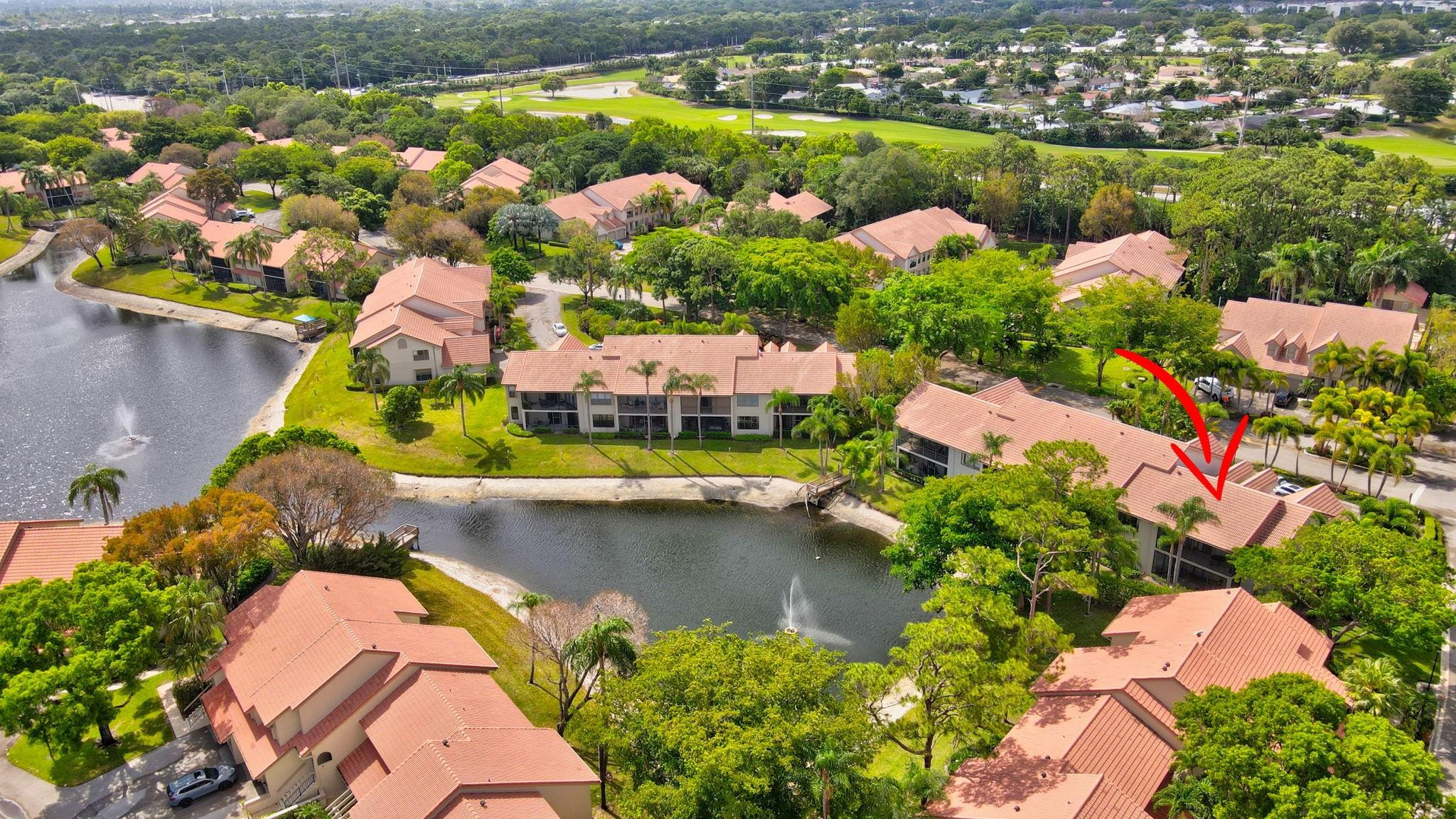 5801 Coach House Circle, Unit E Boca Raton, FL 33486 - Photo 29 of 41 Fountain views!