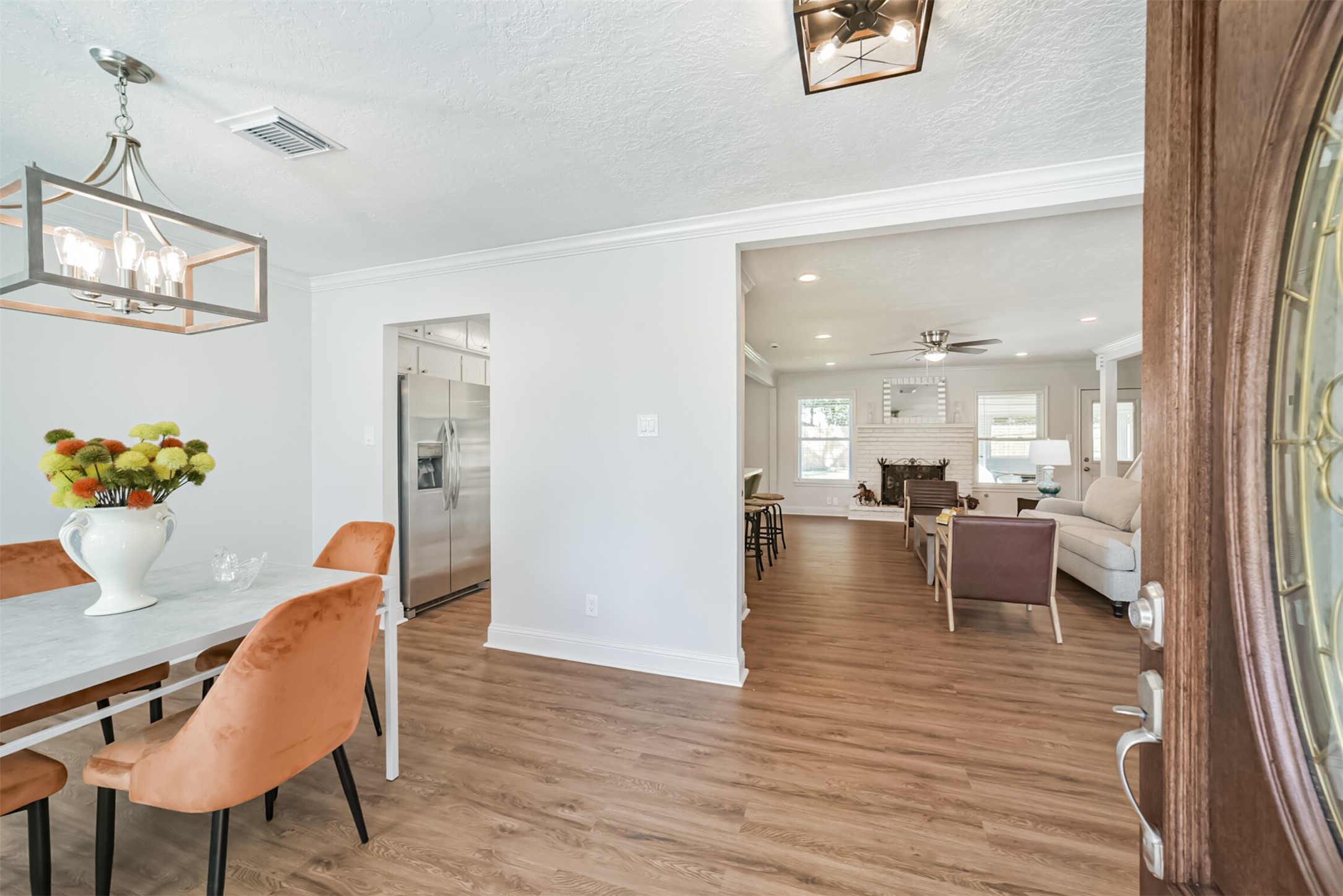 3319 Springrock Lane Houston, TX 77080 - Photo 41 of 41 a dining room with furniture and wooden floor