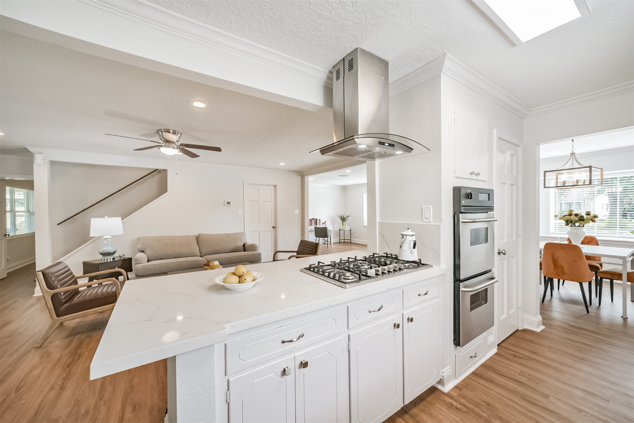 3319 Springrock Lane Houston, TX 77080 - Photo 8 of 41 a kitchen with a sink appliances and cabinets