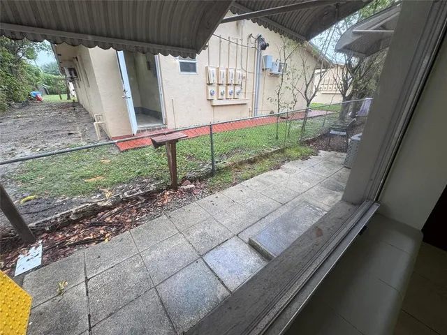 a view of small yard