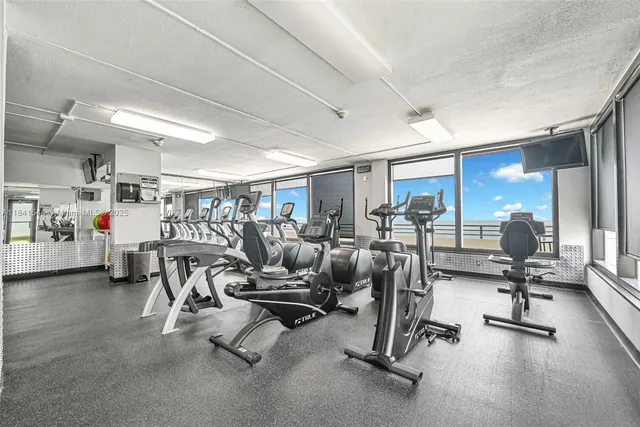 a view of a city with tall buildings