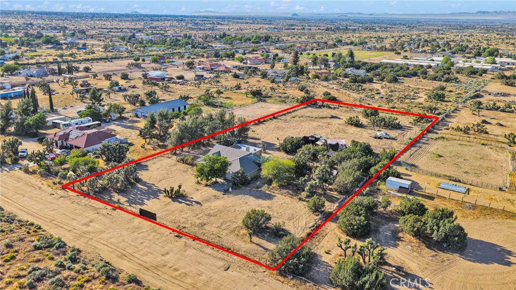 6414 Nielson Road Phelan, CA 92371 - Photo 71 of 74 an aerial view of residential houses with outdoor space