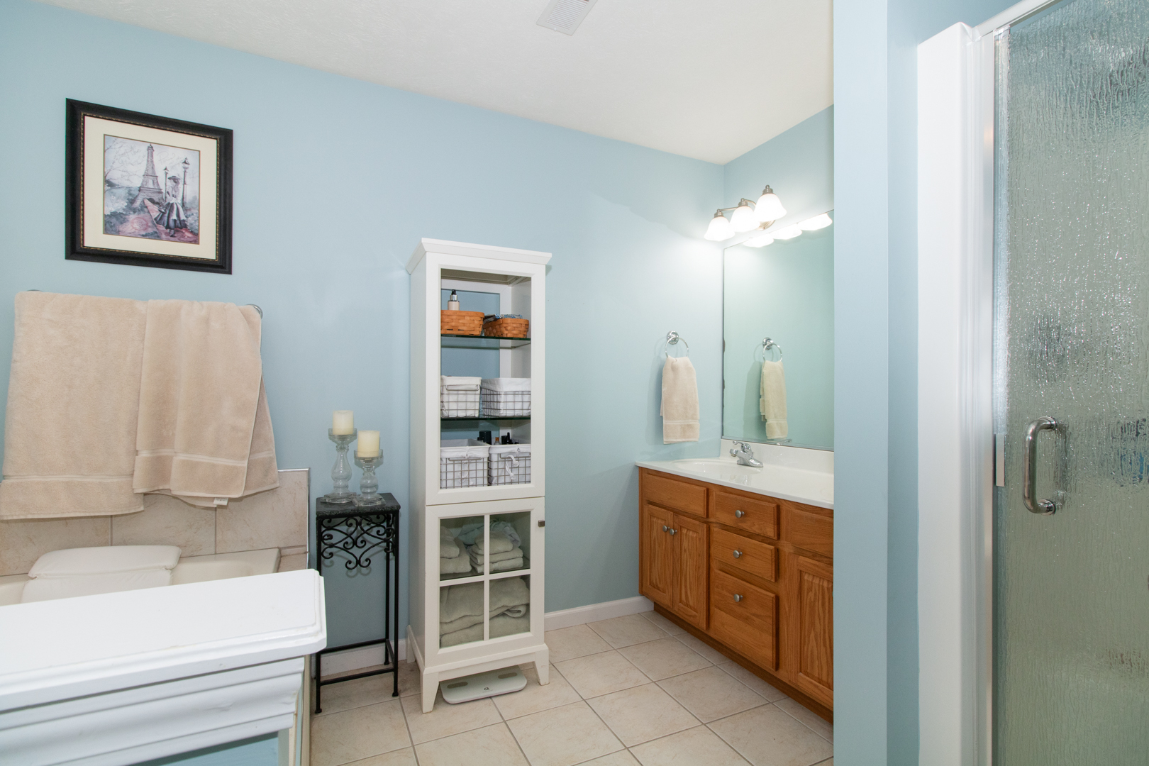 2973 Three Eagles Street Normal, IL 61761 - Photo 33 of 56 a bathroom with a tub sink and mirror