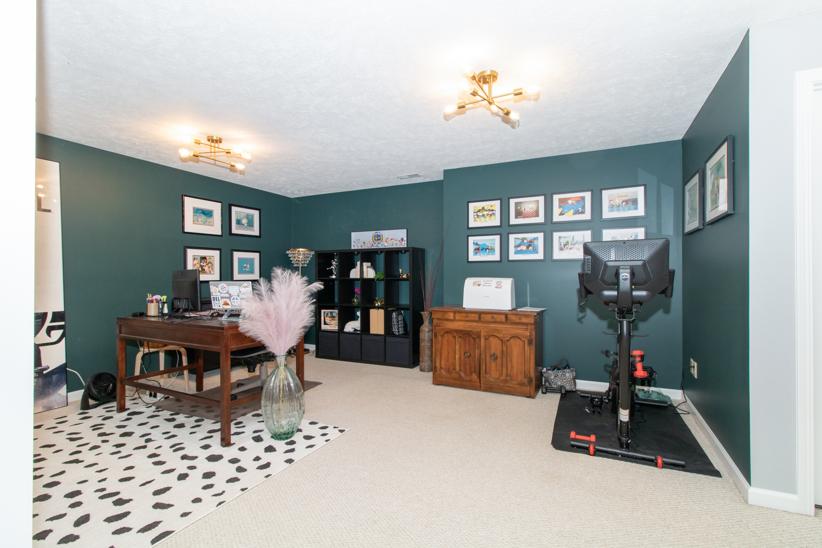 2973 Three Eagles Street Normal, IL 61761 - Photo 48 of 56 a living room with furniture a piano and a bookshelf