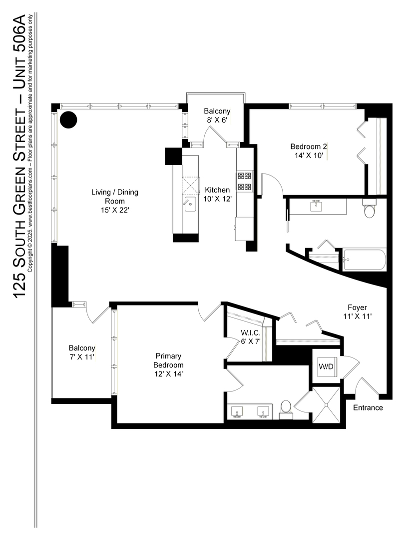 125 South Green Street, Unit 506A Chicago, IL 60607 - Photo 20 of 21