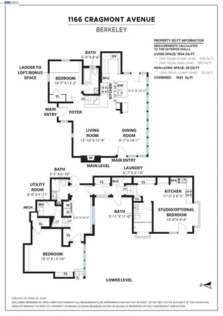 $1,395,000 | 1166 Cragmont Avenue, Berkeley, CA 94708