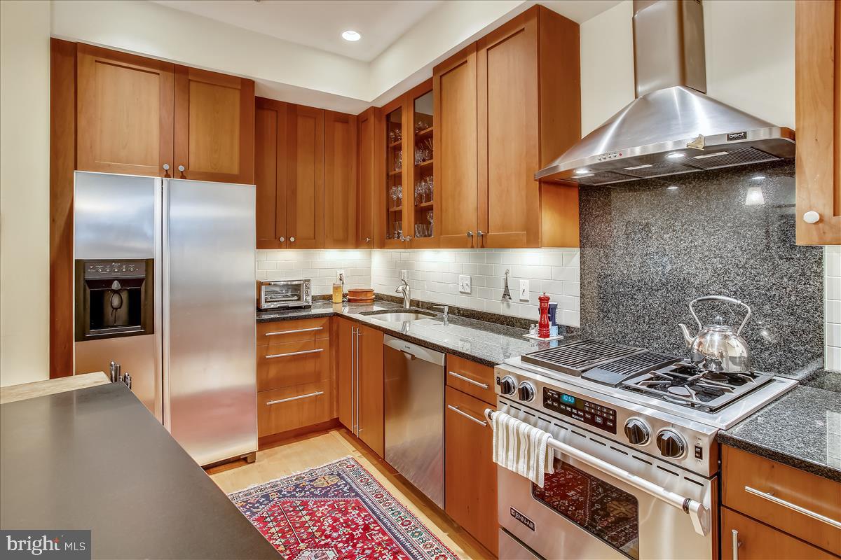 1433 R Street Northwest, Unit 1 Washington, DC 20009 - Photo 16 of 35 Kitchen with high-end stainless steel appliances