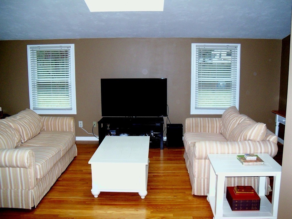 8 Hillcrest Road Canton, MA 02021 - Photo 10 of 29 a living room with furniture and a flat screen tv