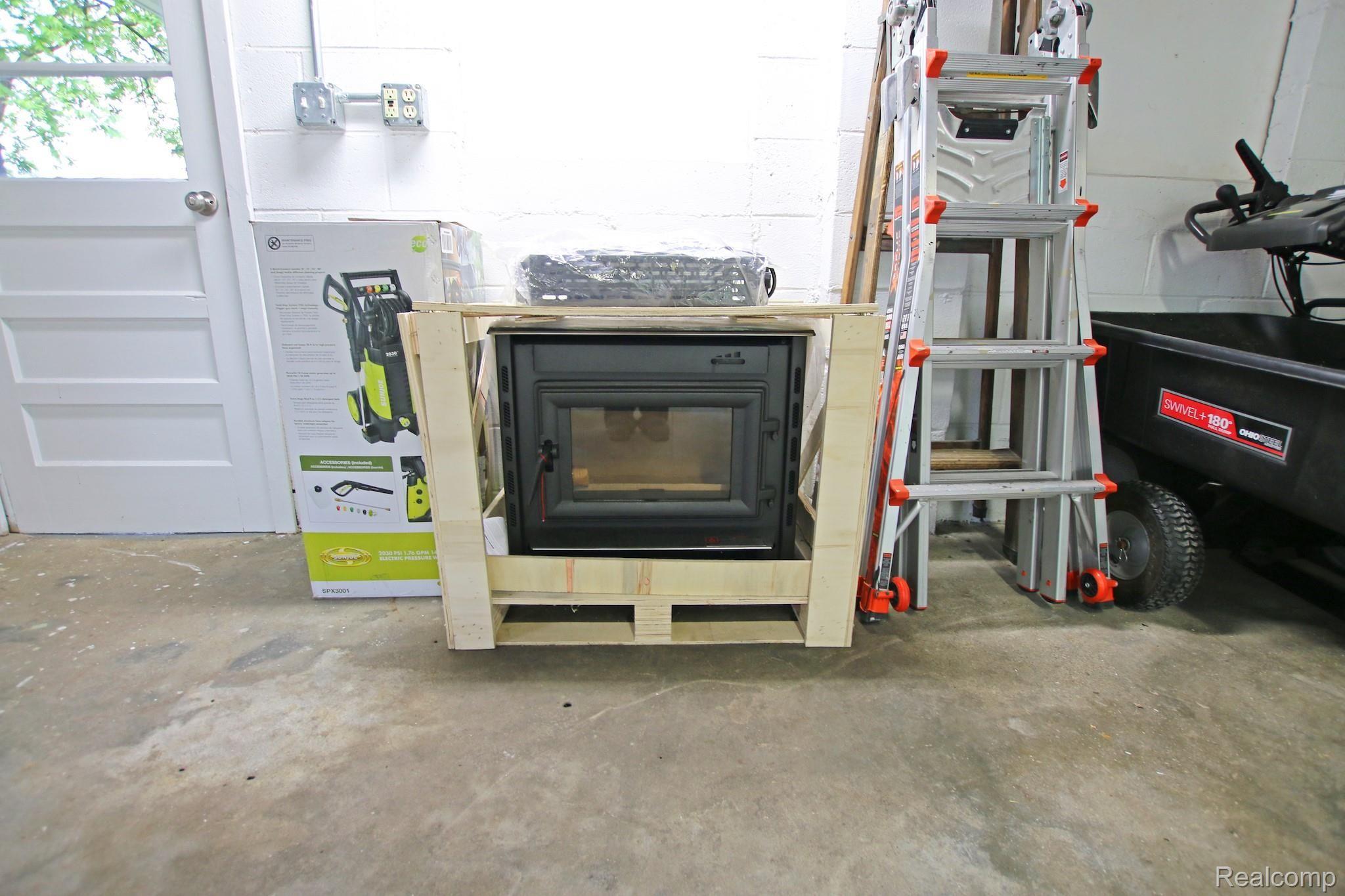 8340 East Baldwin Road Goodrich, MI 48438 - Photo 57 of 57 NEW Wood Burning Stove Insert for Living Room Fireplace
