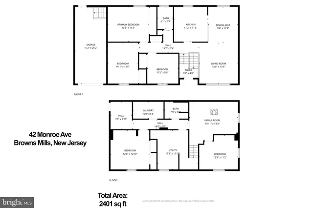 $370,000 | 42 Monroe Avenue, Browns Mills, NJ 08015