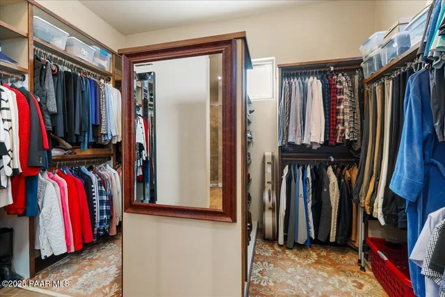 a view of a chairs and tables in patio