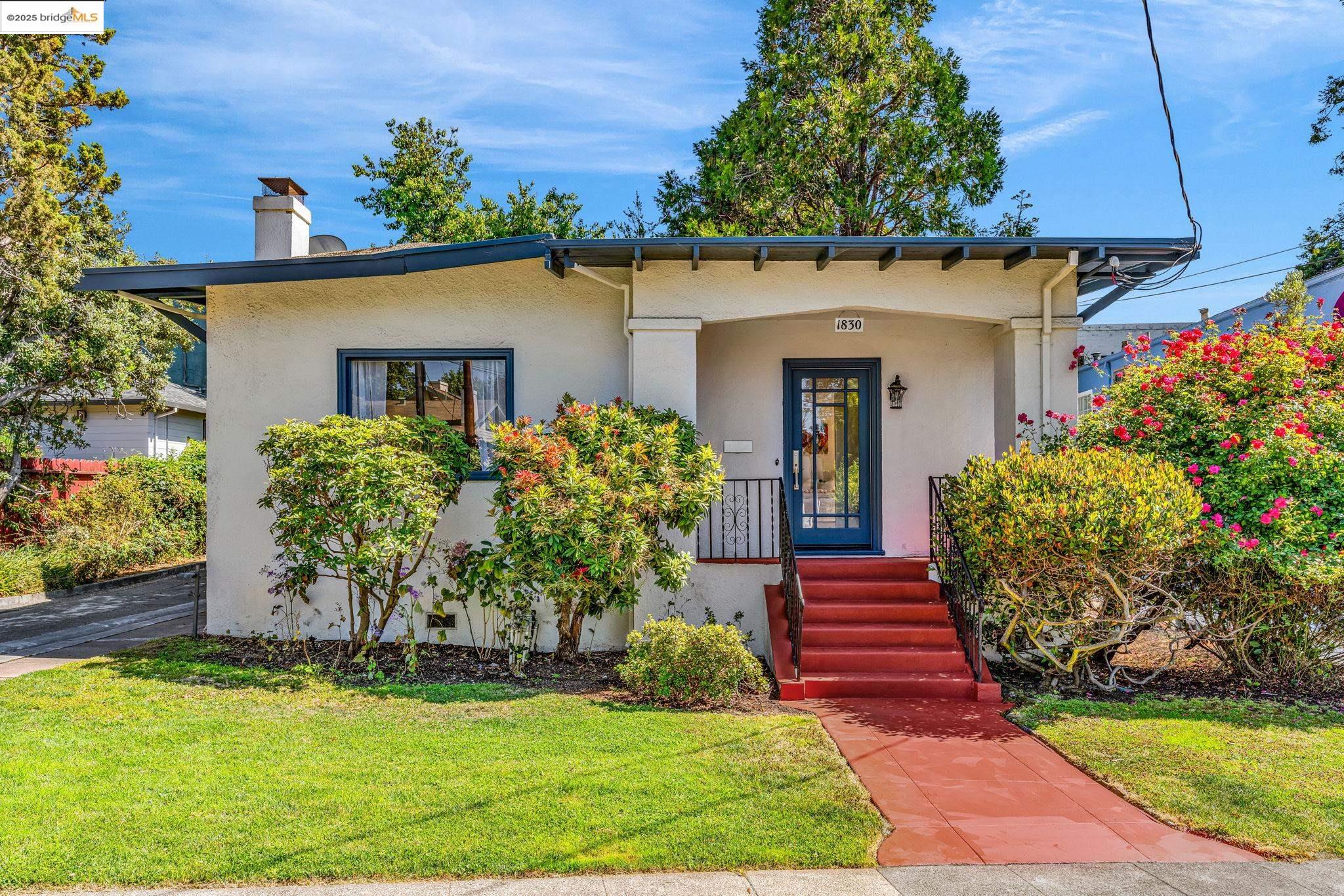 1830 Catalina Avenue Berkeley, CA 94707 - Photo 1 of 1 a front view of a house with garden