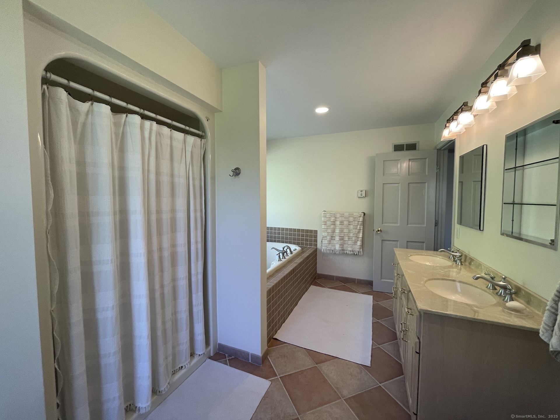 170 Rabbit Hill Road Warren, CT 06777 - Photo 13 of 28 a bathroom with a sink a toilet and mirror