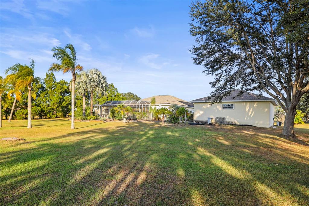 4503 North Rye Road Parrish, FL 34219 - Photo 54 of 68 a view of a big house with a big yard and large trees