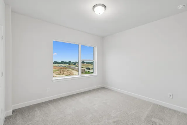 a view of an empty room