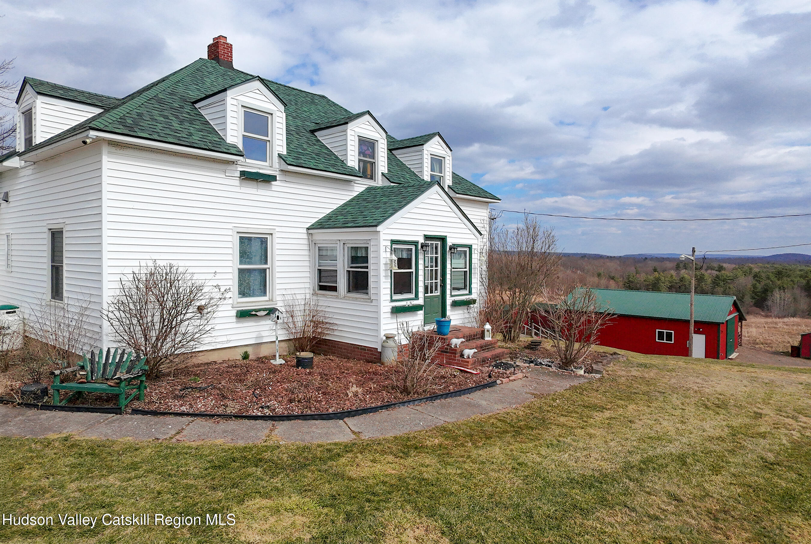 802 County Highway 3A Unadilla, NY 13849 - Photo 59 of 65 a front view of house with yard and garage
