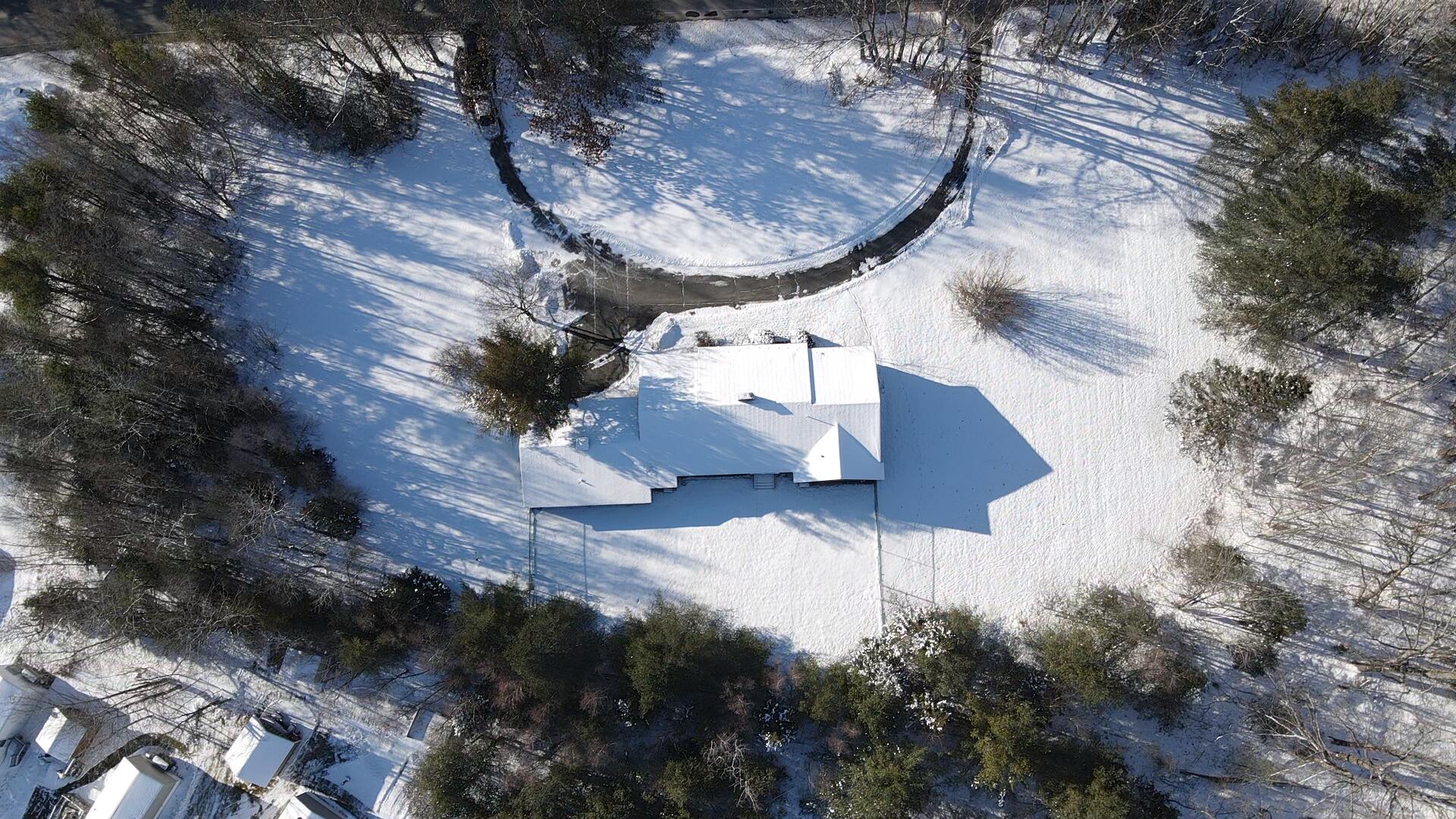 1261 Chase Road Bangor, ME 04401 - Photo 5 of 23 Aerial Directly Overhead