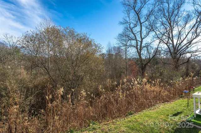 a backyard of a house