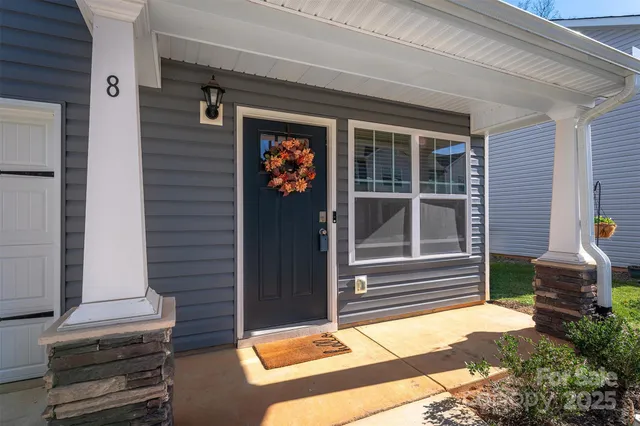 a view of house with door