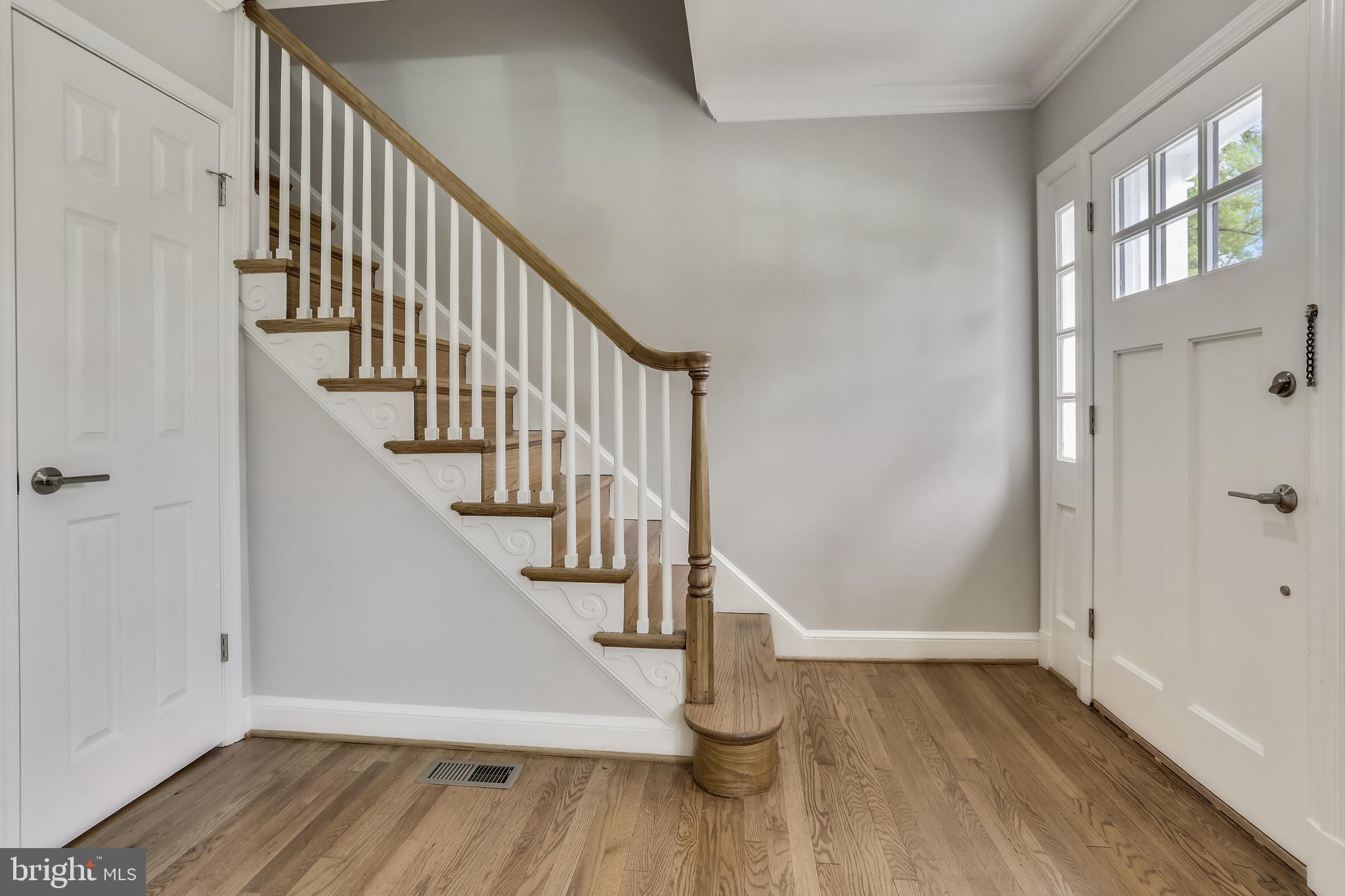 1948 Seminary Road Silver Spring, MD 20910 - Photo 5 of 48 Foyer with newly refinished hardwood floors.
