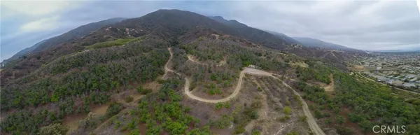 a view of a forest with a yard