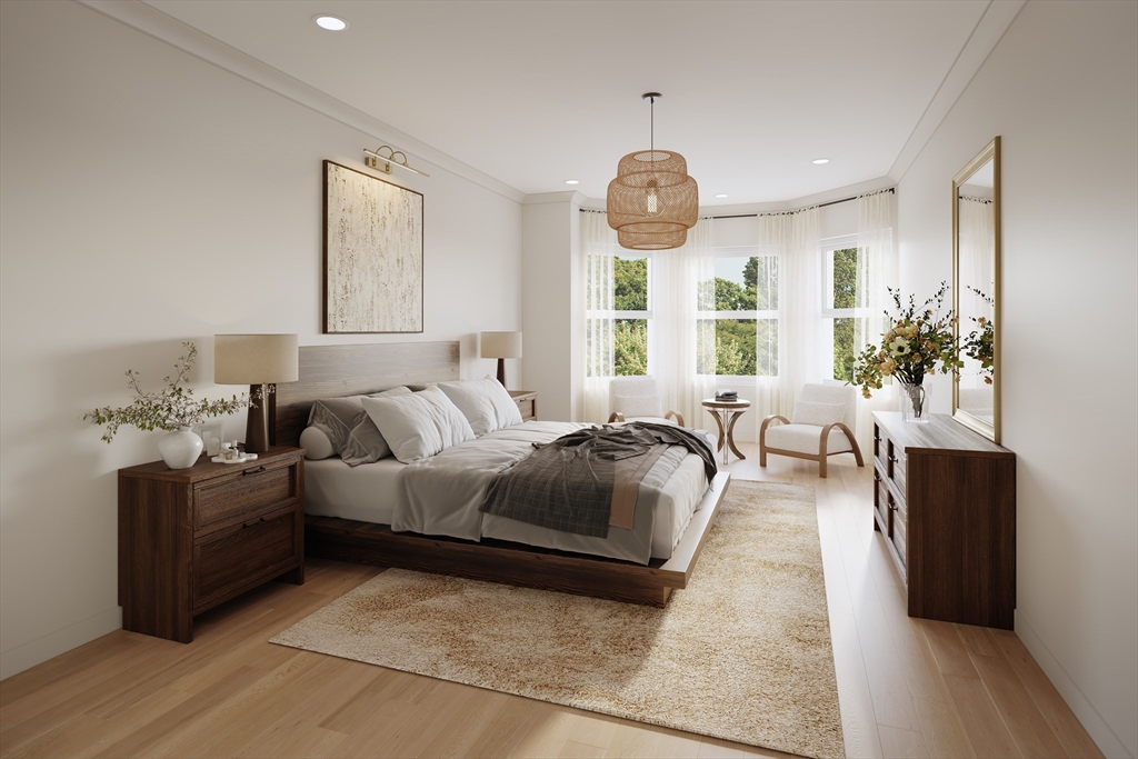 323 Commonwealth Avenue, Unit 1 Boston, MA 02115 - Photo 4 of 6 a spacious bedroom with bed and a large window
