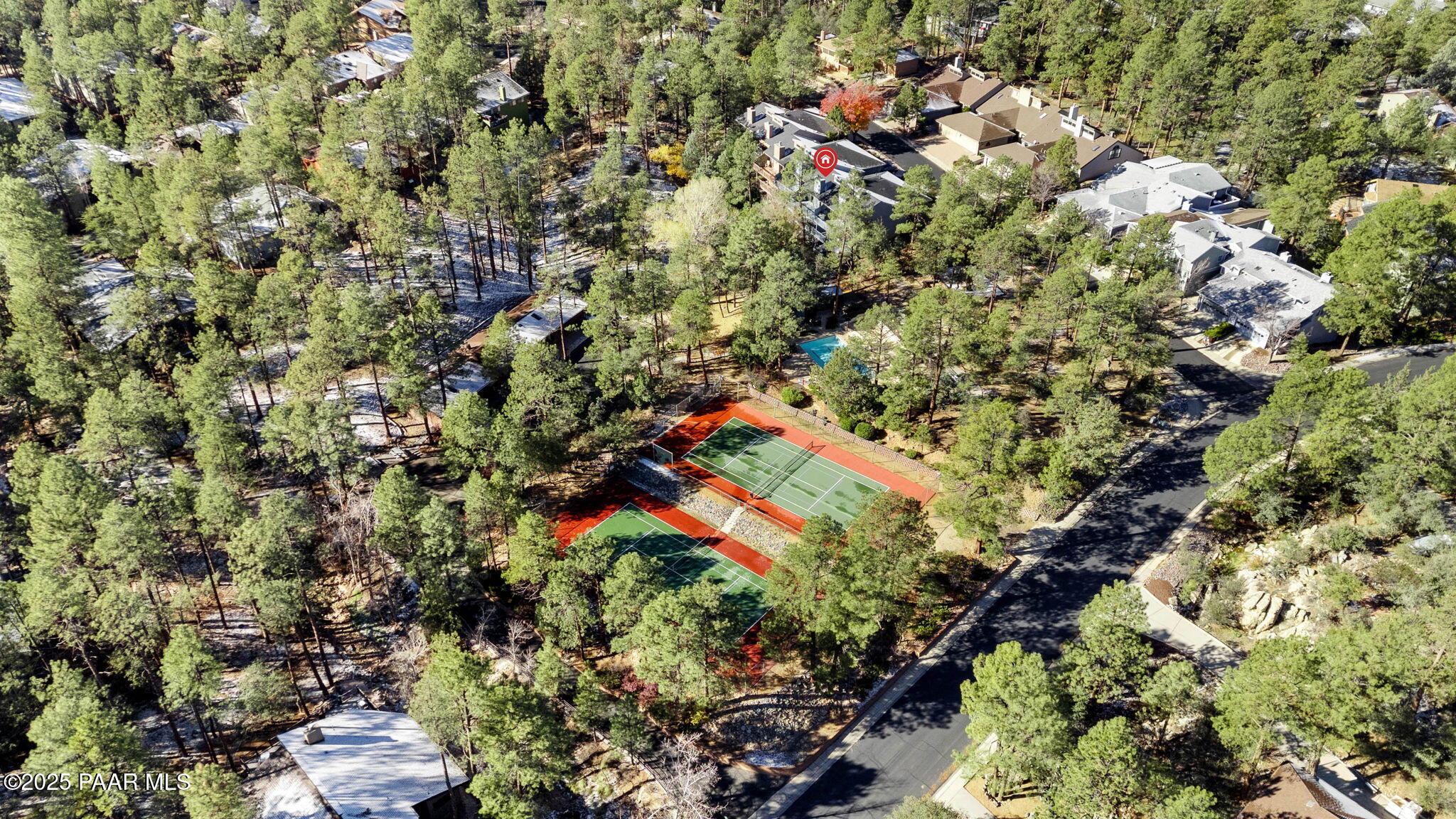 1219 Timber Point North Prescott, AZ 86303 - Photo 38 of 38 an aerial view of residential houses with outdoor space