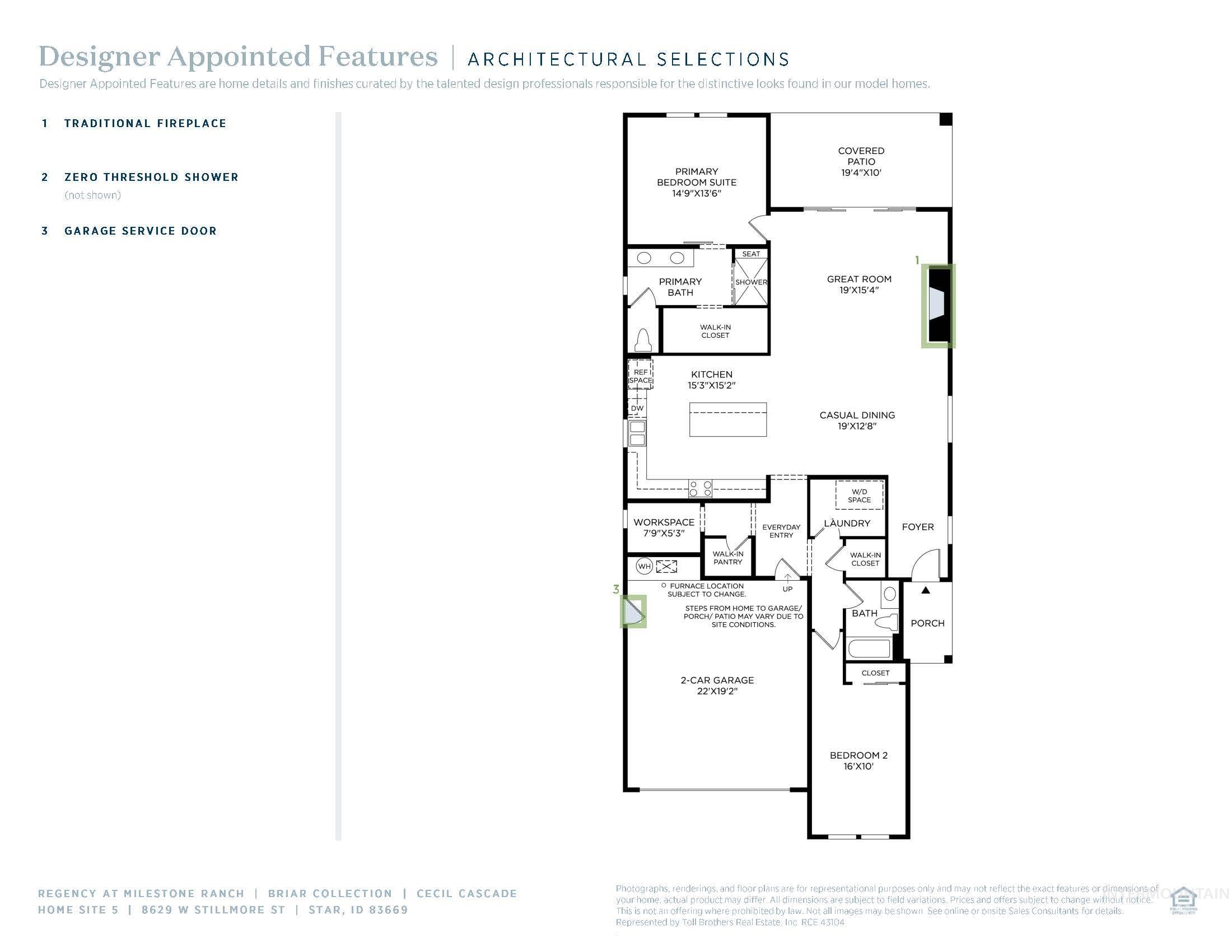 8629 West Stillmore Street Star, ID 83669 - Photo 36 of 36 View of property floor plan