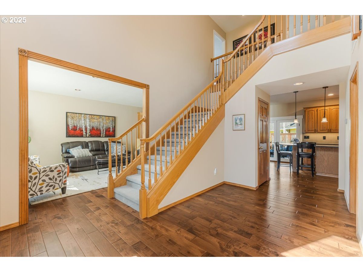 16706 Northwest Waterford Way Portland, OR 97229 - Photo 23 of 45 a view interior of a house and hall with wooden floor