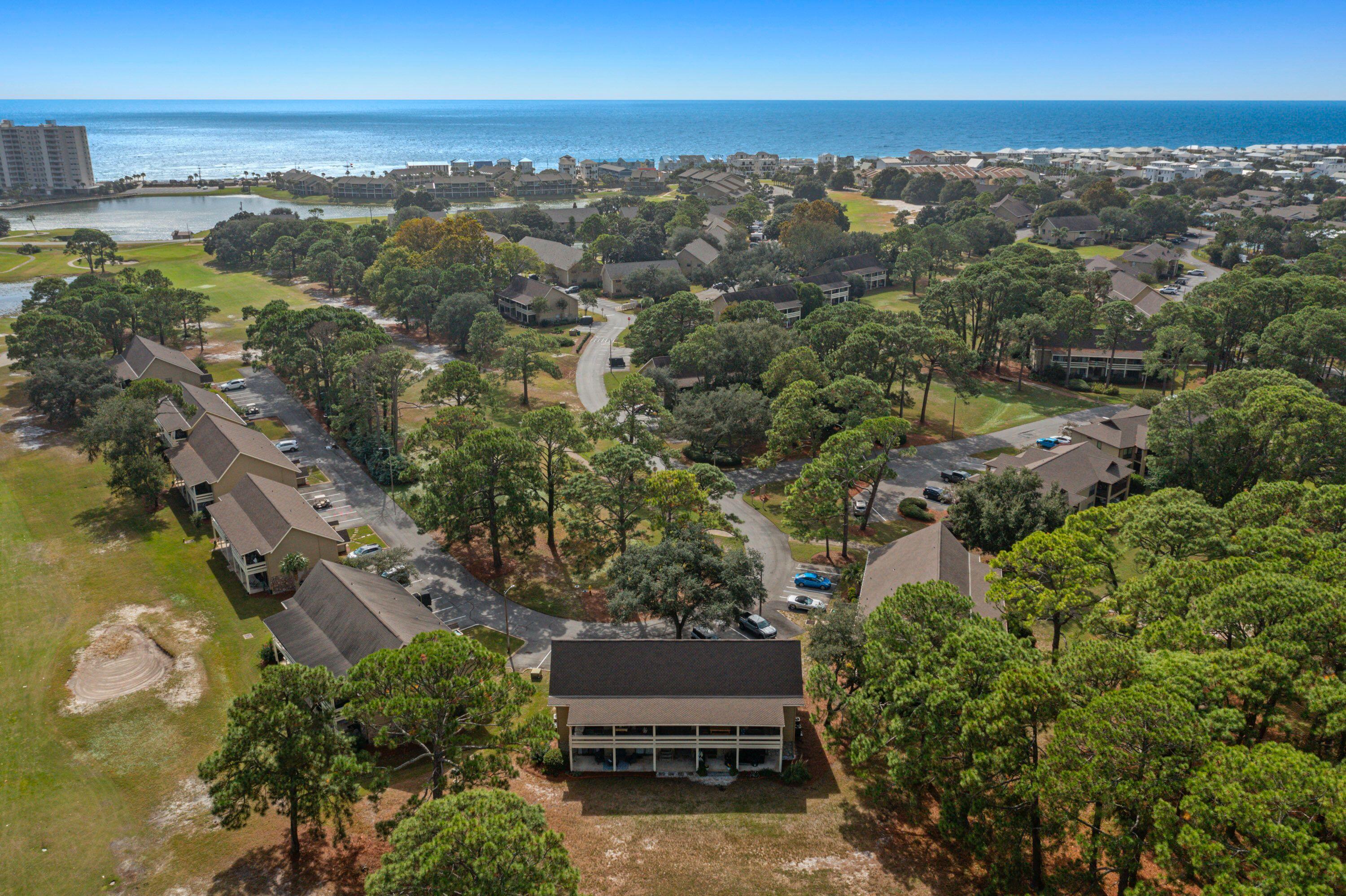 283 Sunset Bay, Unit 28B Miramar Beach, FL 32550 - Photo 7 of 23 an aerial view of residential building with outdoor space