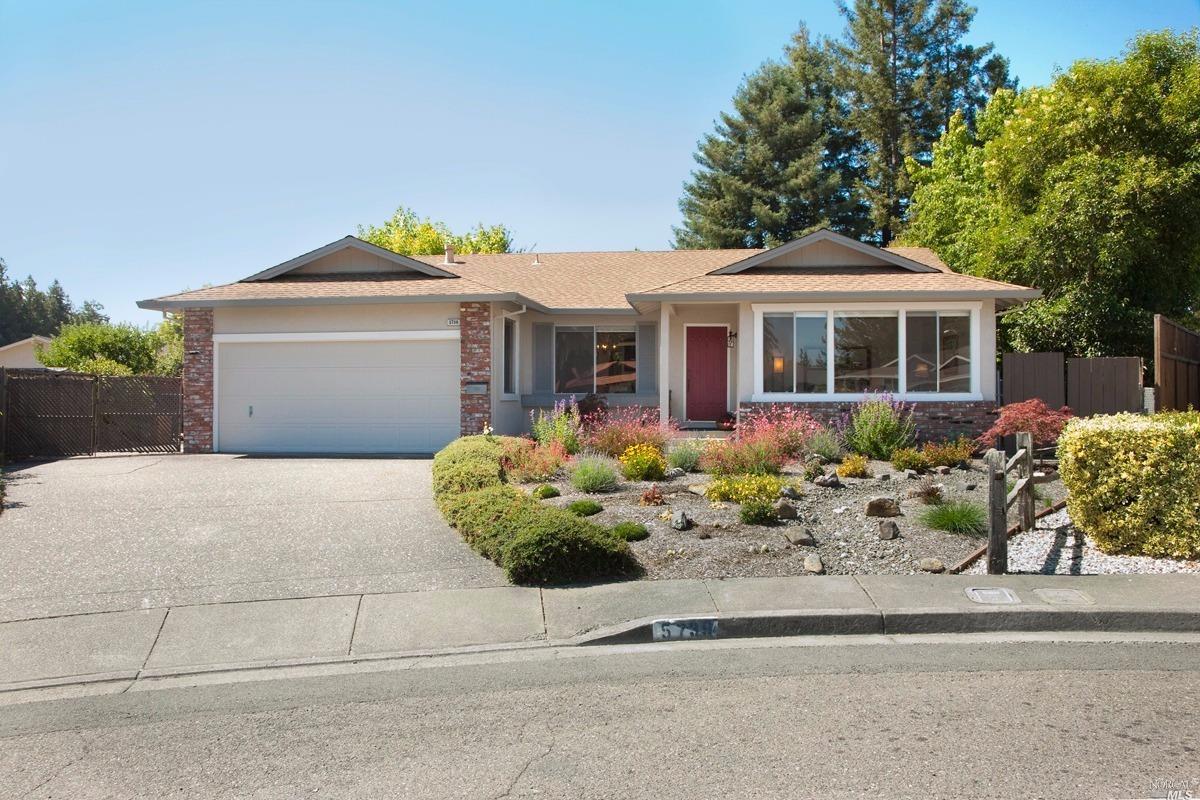 5739 Dallas Court Rohnert Park, CA 94928 - Photo 1 of 1 Sweet, freshly painted home sits forward on an oversized cul-de-sac lot.