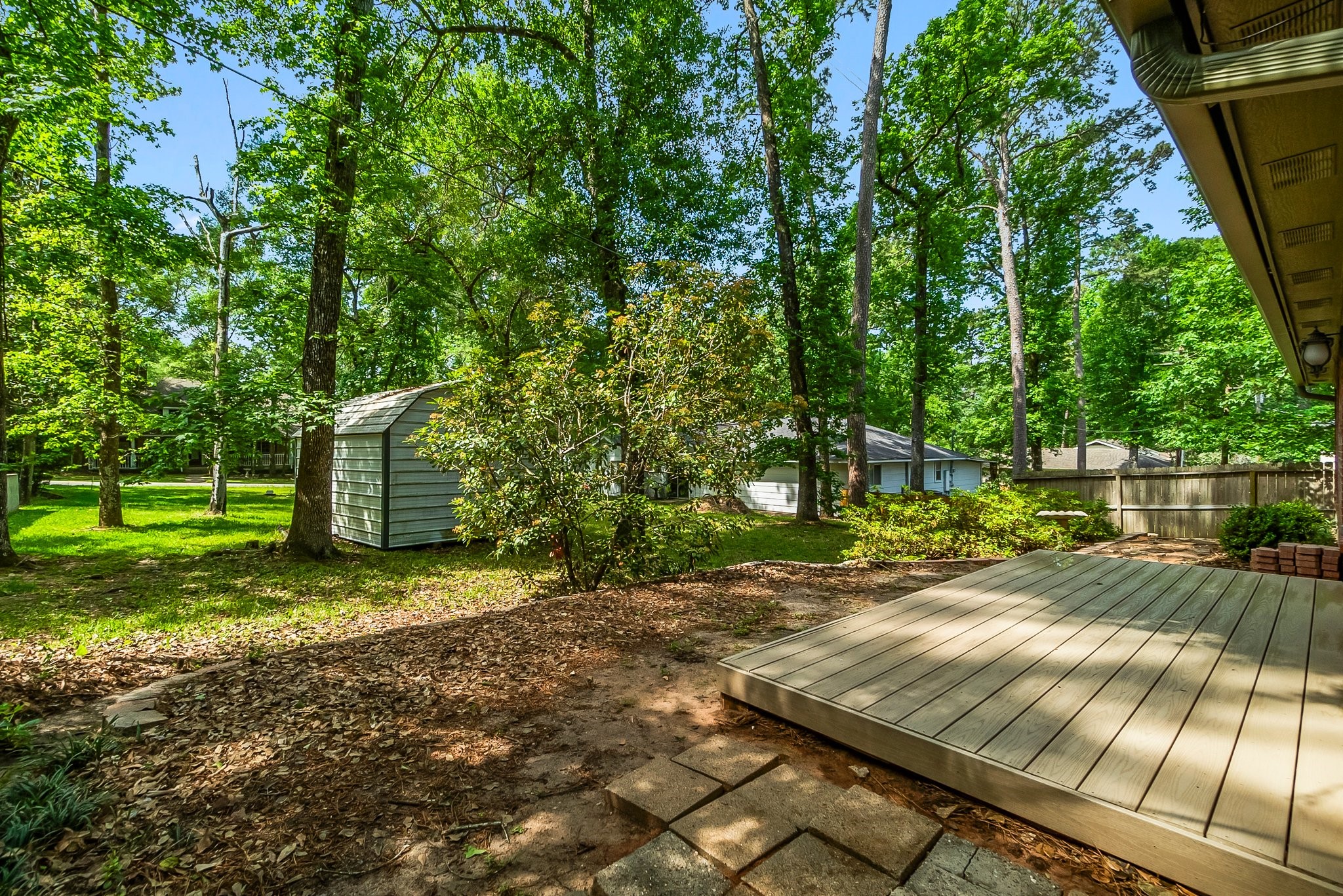 292 Apple Valley Drive Conroe, TX 77304 - Photo 35 of 40 a view of a park with large trees