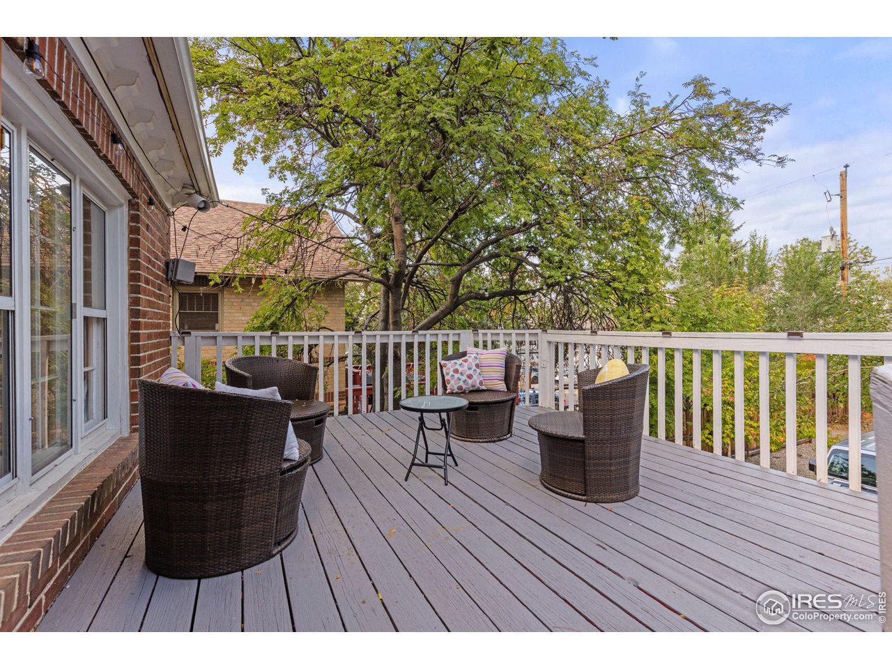 830 15th Street Boulder, CO 80302 - Photo 27 of 40 a view of balcony with wooden floor and seating space