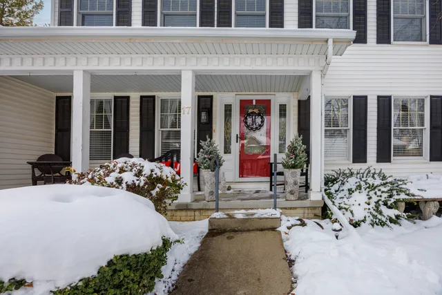 a view of house with patio