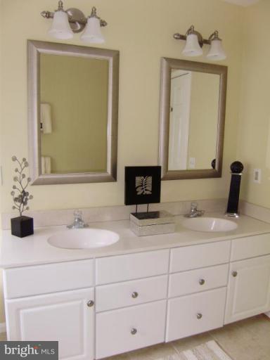 6011 Riddle Walk Alexandria, VA 22312 - Photo 12 of 25 An elegant master bath with new mirrors & lights