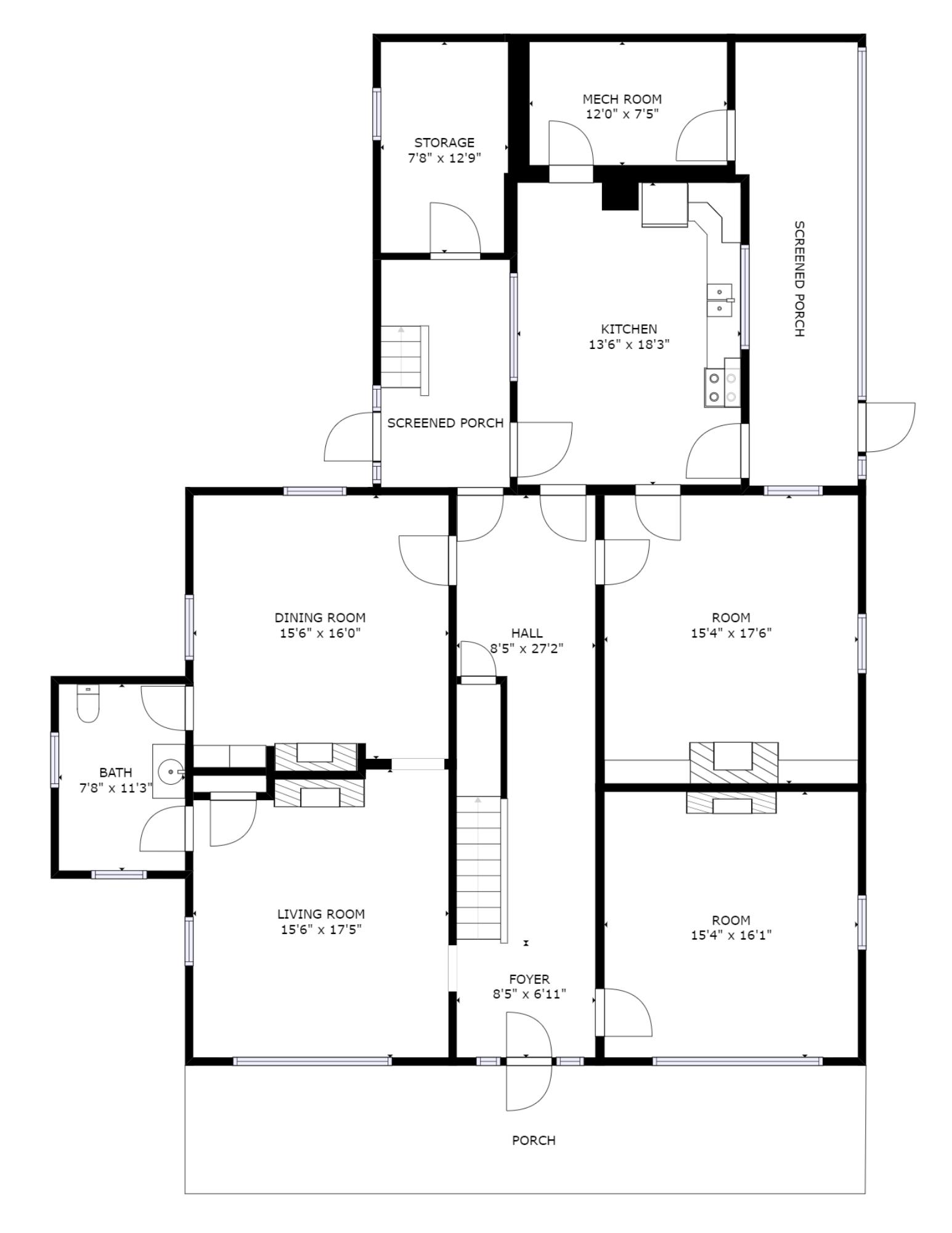 14928 Botetourt Road Eagle Rock, VA 24085 - Photo 18 of 19 Floor Plan - Entry Level