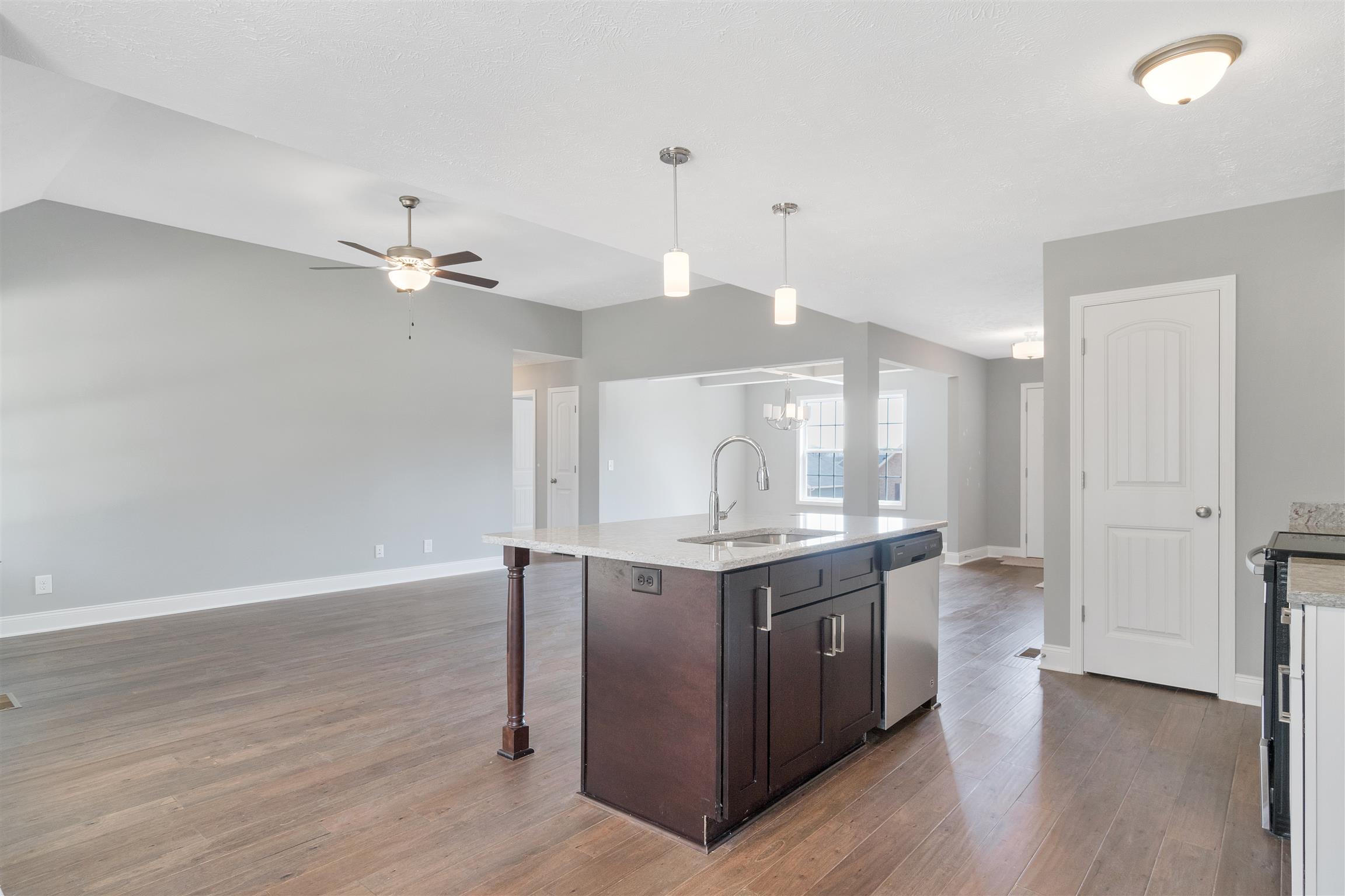 177 Fieldstone Lane Springfield, TN 37172 - Photo 7 of 27 a view of a kitchen counter space and wooden floor