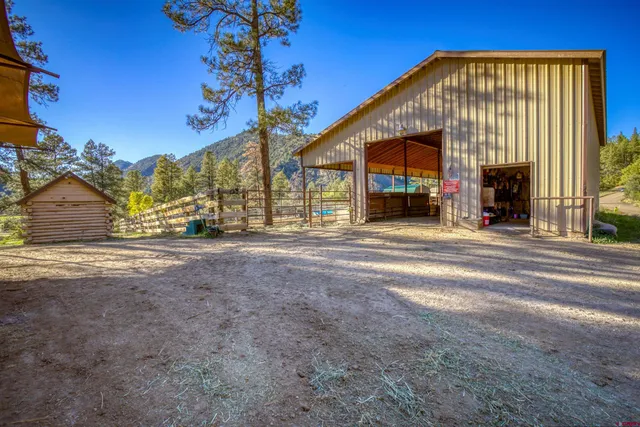 a view of a house with a outdoor space