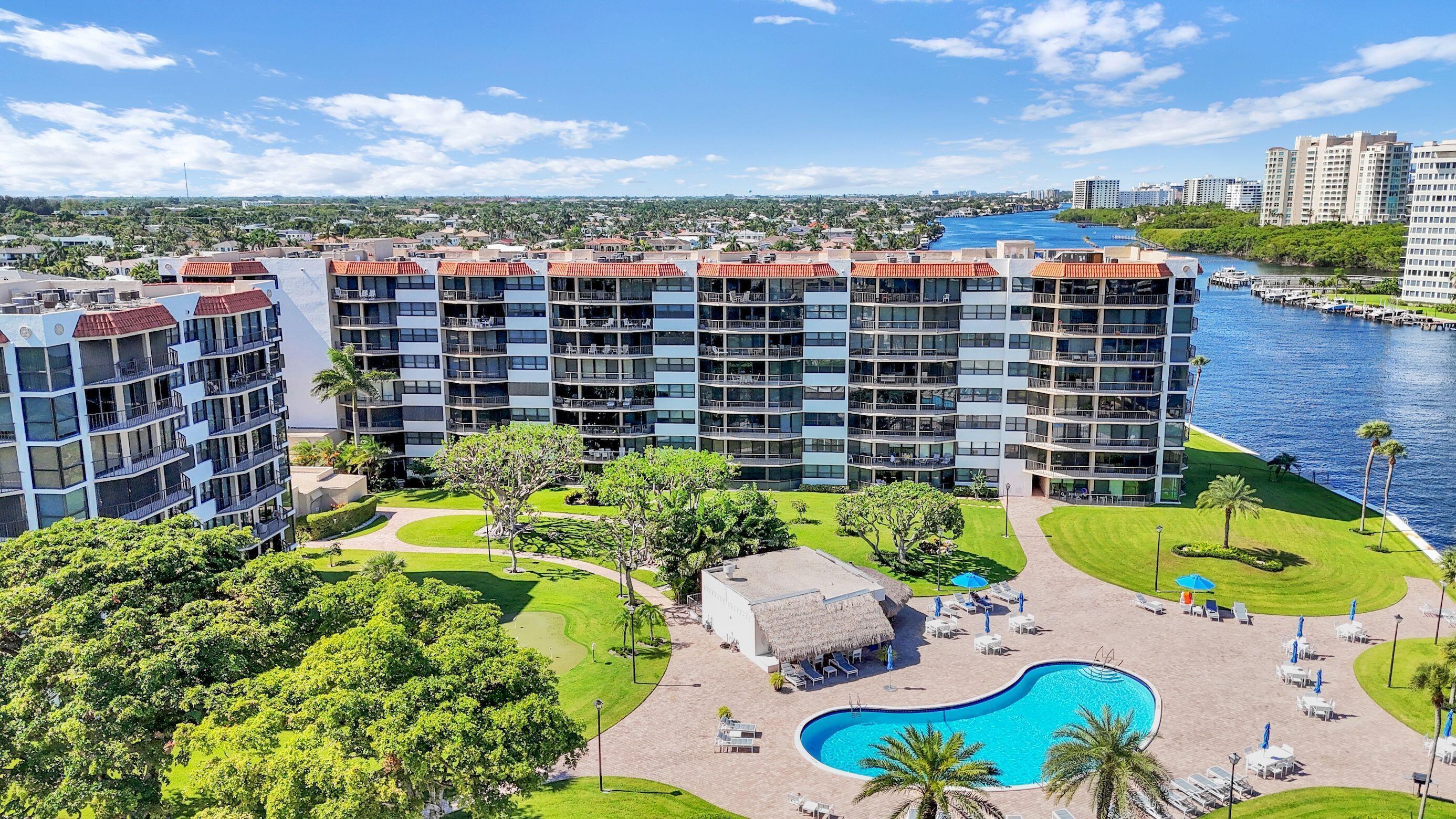 859 Jeffery Street, Unit 202 Boca Raton, FL 33487 - Photo 46 of 94 PB aerial intracoastal pool pic 4