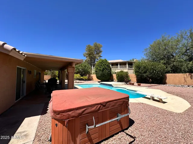 a outdoor space with furniture