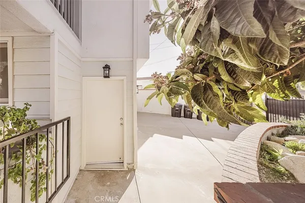 a view of a balcony