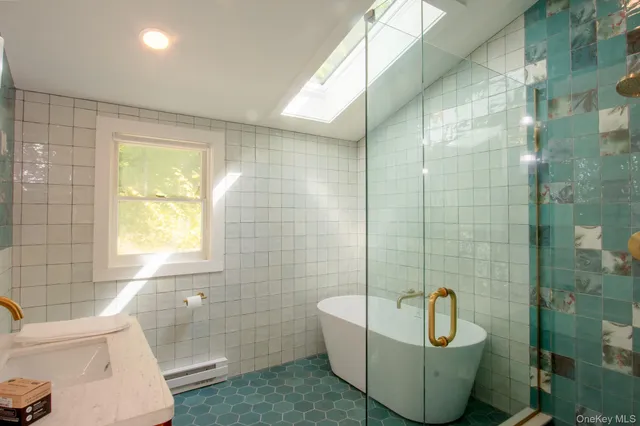 a bathroom with a sink and bathtub