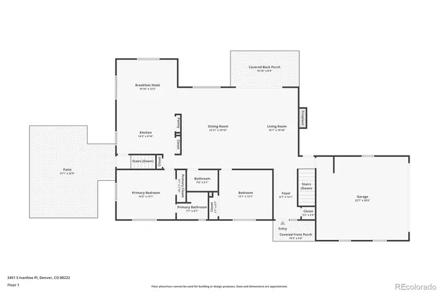 $950,000 | 2451 South Ivanhoe Place, Denver, CO 80222