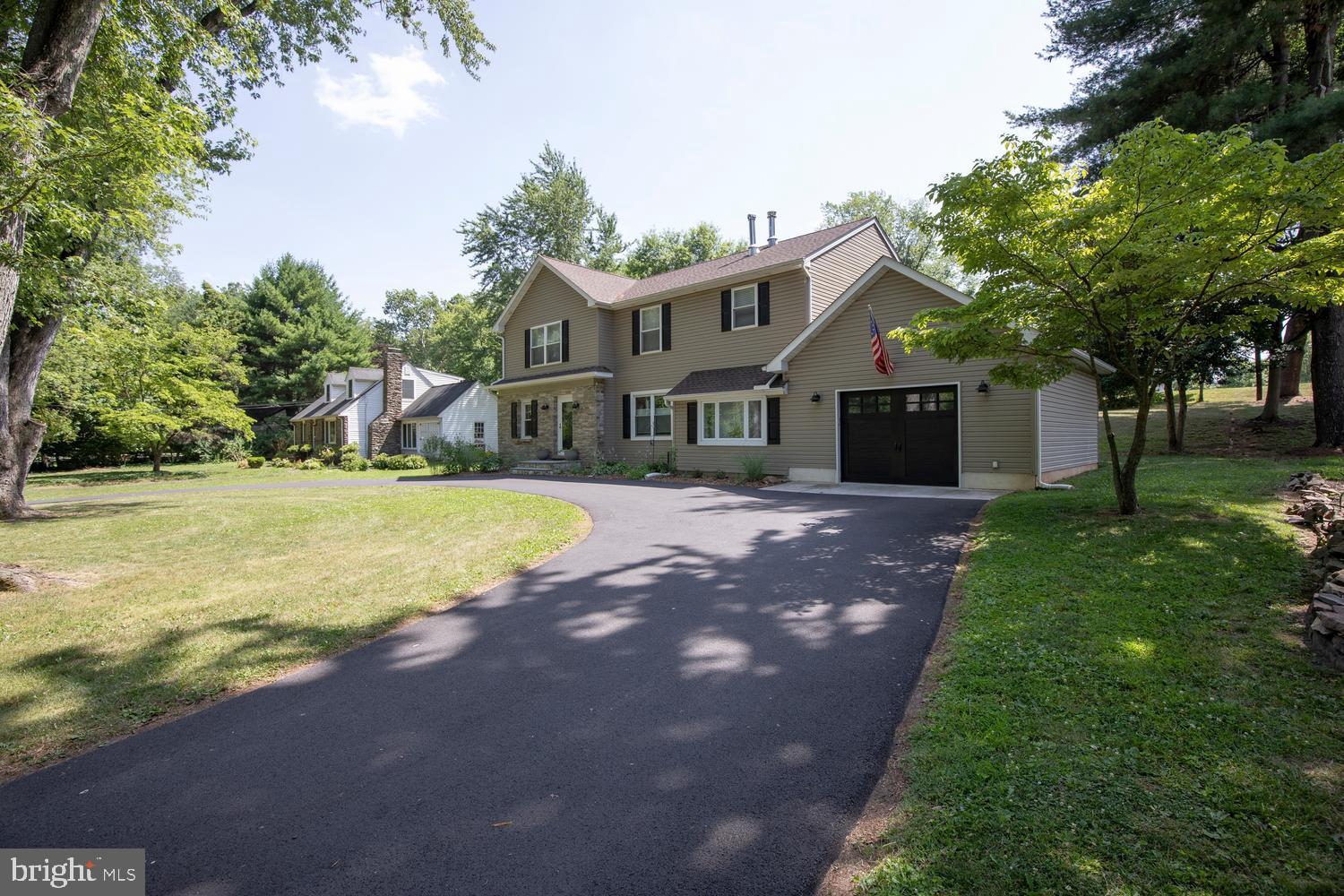 205 Taylorsville Road Yardley, PA 19067 - Photo 2 of 47 Circular drive leads you to the front entrance